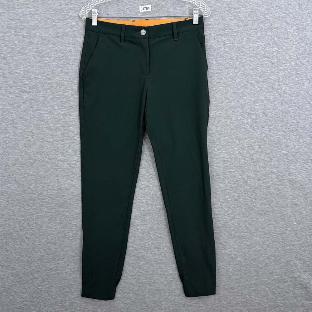 Macade Golf Men's Size 38R Slim Fit Green 4 Way Stretch Performance Jogger Pants